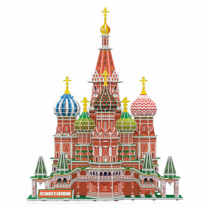 222 Parça 3D Puzzle: National Geographic St. Basil’s Cathedral 