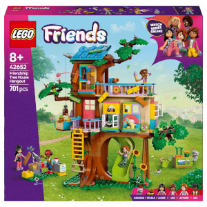 LEGO Friends Arkadaşlık Ağaç Ev Buluşma Yeri 42652 - 8 Yaş ve Üzeri Çocuklar için Mini Bebek İçeren Yaratıcı Oyuncak Yapım Seti (701 Parça)