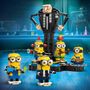 LEGO Despicable Me 4 Yapım Parçalarından Gru ve Minyonlar 75582 -9 Yaş ve Üzeri Çocuklar İçin Yaratıcı Oyuncak Model Yapım Seti (839 Parça)