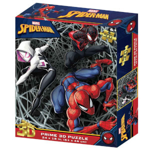 Prime 3D 500 Parça 3D Puzzle: Marvel Spider-Man