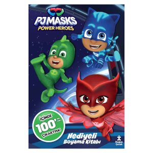 Pj Masks 100+ Çıkartma Hediyeli Boyama Kitabı