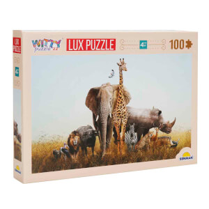 100 Parça Puzzle: Afrika Hayvanları