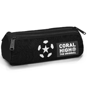 Coral High Siyah Futbol Desenli Kalem Kutusu 11198