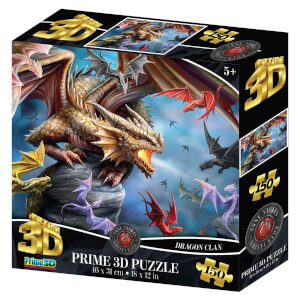 150 Parça 3D Puzzle: Dragon Clan