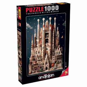 1000 Parça Puzzle: La Sagrada Familia