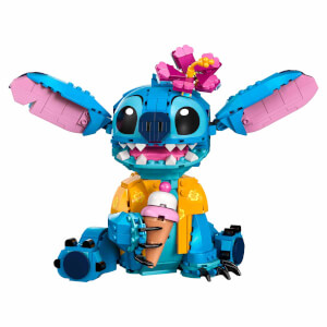 LEGO Disney Stiç 43249 - 9 Yaş ve Üzeri Çocuklar için Dondurma Külahlı İnşa Edilebilen Yaratıcı Oyuncak Yapım Seti (730 Parça)