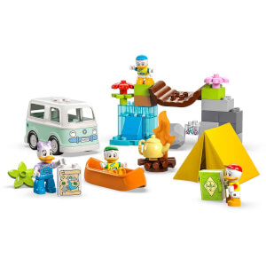 LEGO DUPLO Disney Mickey ve Arkadaşları Kamp Macerası 10997 - 2 Yaş ve Üzeri Çocuklar için Daisy Duck, Cin, Can ve Cem’i İçeren Eğitici Oyuncak Yapım Seti (37 Parça)