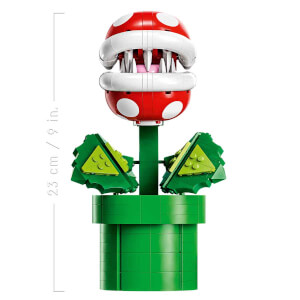 LEGO Super Mario: Piranha Plant 71426 Yetişkin Hayranlar için Koleksiyonluk Yaratıcı Model Yapım Seti 540 Parça