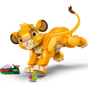 LEGO Disney Yavru Aslan Kral Simba 43243 – 6 Yaş ve Üzeri Çocuklar İçin İnşa Edilebilen Yaratıcı Oyuncak Yapım Seti (222 Parça)