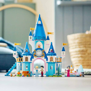 LEGO® ǀ Disney Princess Sindirella ve Yakışıklı Prens’in Şatosu 43206 - 5 Yaş ve Üzeri Hayal Gücü Geniş Çocuklar için Oyuncak Yapım Seti (365 Parça)