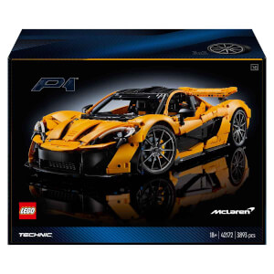 LEGO Technic McLaren P1 42172 - Otomobil Tutkunu Yetişkinler için Sergilenebilir Araba Modeli Yapım Seti (3893 Parça)