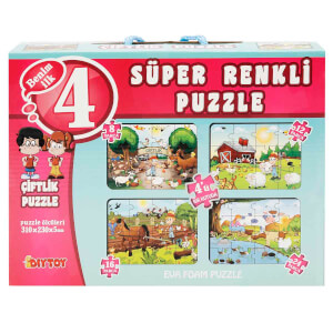 4'lü Puzzle Çiftlik