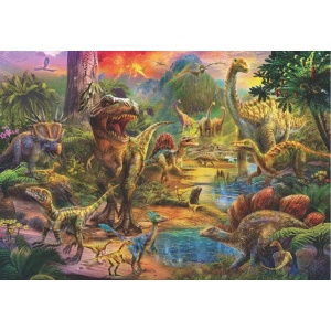 500 Parça Puzzle : Dinozor Krallığı