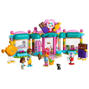 LEGO Friends Heartlake City Şekerci Dükkanı 42649 - 6 Yaş ve Üzeri Çocuklar için Mini Bebek İçeren Yaratıcı Oyuncak Yapım Seti (376 Parça)