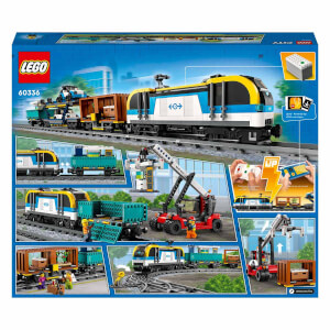 LEGO City Yük Treni 60336 - 7 Yaş ve Üzeri için Powered Up Teknolojili Oyuncak Yük Treni Yapım Seti (1153 Parça)