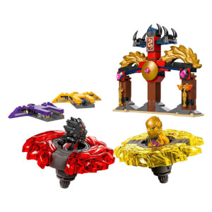 LEGO NINJAGO Ejderha Spinjitzu Savaş Paketi 71826 - 6 Yaş ve Üzeri Çocuklar için 2 Ninja Minifigürü İçeren Yaratıcı Oyuncak Yapım Seti (186 Parça)