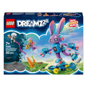 LEGO DREAMZzz Izzie ve Oyun Tavşanı Bunchurro 71490 - 7 Yaş ve Üzeri Çocuklar için Yaratıcı Oyuncak Yapım Seti (252 Parça)