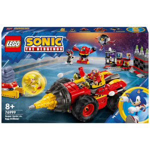 LEGO Sonic the Hedgehog Super Sonic, Egg Drillster’a Karşı 76999 – 8 Yaş ve Üzeri Çocuklar İçin Shadow ve Dr. Eggman Karakterleri İçeren Yaratıcı Oyuncak Yapım Seti (590 Parça)