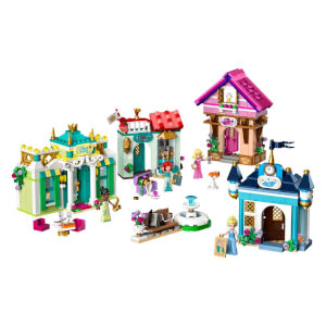 LEGO® ǀ Disney Princess: Disney Prensesi Pazar Macerası 43246 - 6 Yaş ve Üzeri Çocuklar için Tiana, Aurora, Sindirella ve Ariel Minifigürü İçeren Yaratıcı Oyuncak Yapım Seti (817 Parça)