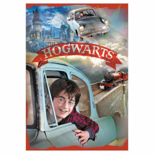 104 Parça Supercolor Puzzle: Harry Potter ile Hogwarts Yolculuğu