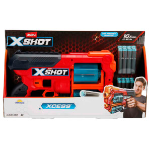 X-Shot Excel Xcess 16 Mermili Sünger Dart Atan Silah 30 cm