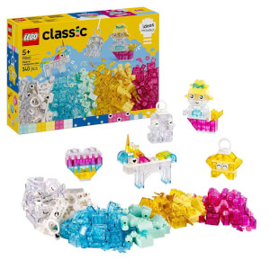 LEGO Classic Sihirli Saydam Kutu 11040 - 5 Yaş ve Üzeri Çocuklar için Yaratıcı Oyuncak Yapım Seti (340 Parça)