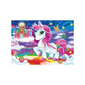 12 Parça Jumbo Puzzle: Pony Unicorn