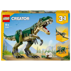 LEGO Creator 3’ü 1 Arada T. rex 31151 – 9 Yaş ve Üzeri İçin Triceratops veya Pterodactyl İçeren Yaratıcı Dinozor Modeli Yapım Seti (626 Parça)