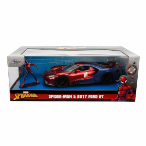 1:24 Marvel 2017 Ford GT Model Araba ve Spiderman Figür