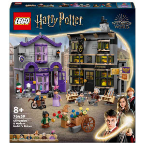 LEGO Harry Potter Ollivanders ve Madam Malkin'in Cübbe Dükkanı 76439 - 8 Yaş ve Üzeri Çocuklar için Diagon Yolu Oyuncak Mağazası Modeli Yapım Seti (744 Parça)