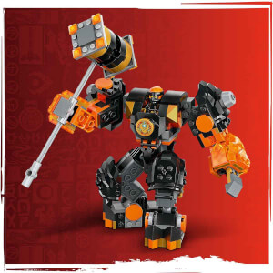 LEGO® NINJAGO® Cole'un Toprak Elementi Robotu 71806 - 7 Yaş ve Üzeri Çocuklar için Aksiyon Figürü İçeren Yaratıcı Oyuncak Yapım seti (235 Parça)