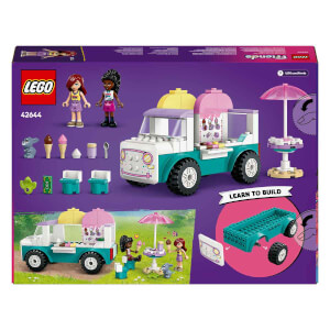 LEGO Friends Heartlake City Dondurma Kamyonu 42644 - 4 Yaş ve Üzeri Çocuklar için Mini Bebek İçeren Yaratıcı Oyuncak Yapım Seti (92 Parça)