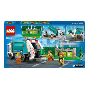 LEGO City Geri Dönüşüm Kamyonu 60386 - 5 Yaş ve Üzeri Çocuklar için Oyuncak Yapım Seti (261 Parça)