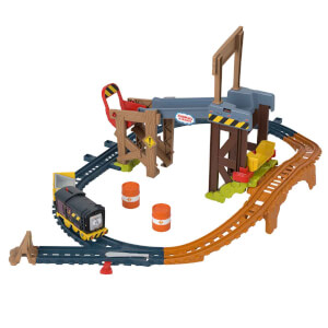 Fisher Price Thomas ve Arkadaşları Diesel Yükleme ve Kaldırma İnşaat Seti JBW20