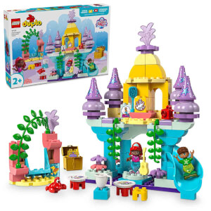 LEGO DUPLO Disney Ariel’in Sihirli Su Altı Sarayı 10435 - 2 Yaş ve Üzeri Küçük Deniz Kızı Seven Çocuklar İçin Eğitici Oyuncak Yapım Seti (116 Parça)