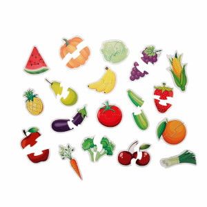 Sebzeler ve Meyveler Eğitici Puzzle 36 Parça