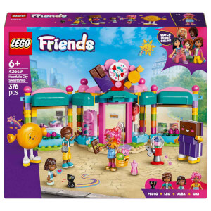 LEGO Friends Heartlake City Şekerci Dükkanı 42649 - 6 Yaş ve Üzeri Çocuklar için Mini Bebek İçeren Yaratıcı Oyuncak Yapım Seti (376 Parça)