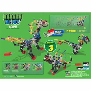 Knex X-Flame Motorlu Yapım Seti