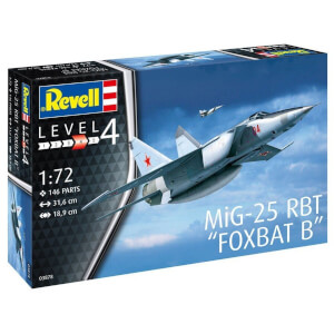 Revell 1:72 MiG-25 RBT Foxbat B Uçak 03878