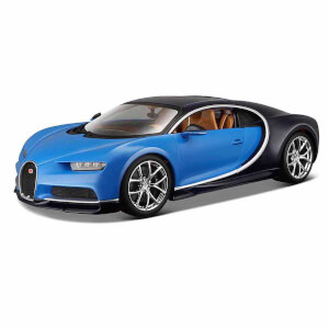 1:18 Bugatti Chiron Model Mavi Araba