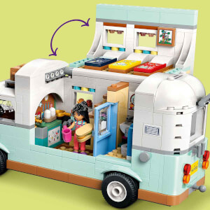 LEGO Friends Arkadaşlık Karavan Macerası 42663 - 7 Yaş ve Üzeri Çocuklar için Mini Bebek İçeren Yaratıcı Oyuncak Yapım Seti (778 Parça)