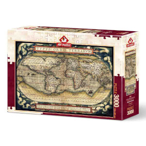 3000 Parça Puzzle: İlk Modern Atlas 1570