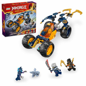 LEGO NINJAGO Arin’in Ninja Arazi Buggy Arabası 71811 - 7 Yaş ve Üzeri Çocuklar için 3 Ninja Minifigürü İçeren Yaratıcı Oyuncak Yapım Seti (267 Parça)NINJAGO Arinin Ninja Arazi Buggy Arabası 71811 