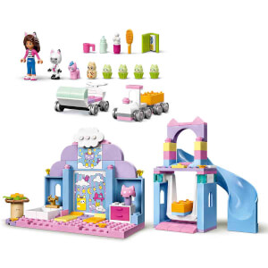 LEGO 4+ Gabby’s Dollhouse Gabby’nin Kedicik Bakım Odası 10796 - 4 Yaş ve Üzeri Çocuklar için Yaratıcı Oyuncak Yapım Seti (165 Parça)