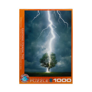 1000 Parça Puzzle : Lightning Striking Tree
