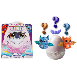 Sesli ve Işıklı Hatchimals Alive Mystery Hatch Draggle İnteraktif Peluş Sürpriz Yumurta