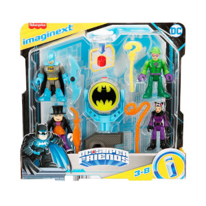 Imaginext DC Super Friends Bat-Tech Bat-Signal Figür Seti HFD47