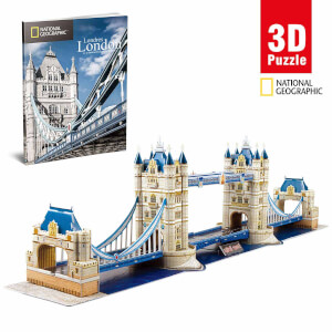 120 Parça 3D Puzzle: National Geographic Tower Bridge