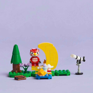 LEGO Animal Crossing Celeste ile Yıldız Gözlemleme 77053 - 6 Yaş ve Üzeri Astronomiye Meraklı Çocuklar için Yaratıcı Oyuncak Yapım Seti (78 Parça)