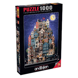 1000 Parça Puzzle: Amsterdam Starry Night